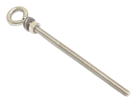 DECKMATE 14630 Boat Marine Stainless Steel 1/4"-20 X 4" Screw Eye Bolt