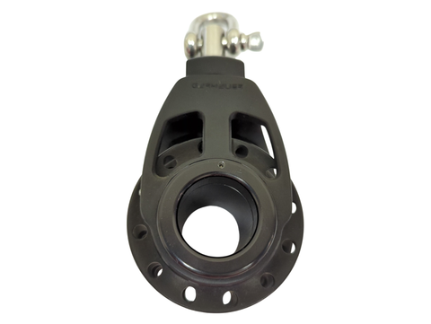 Garhauer 50-17 UB Marine Sailboat Unibody 3" Double Block with Shackle 50-17-UB 50-17UB