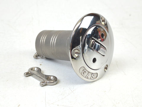 Marine Hardware SSDF66124-TC Boat Marine 316 Stainless Steel 1-1/2" Toggle Cap Diesel Deck Fill