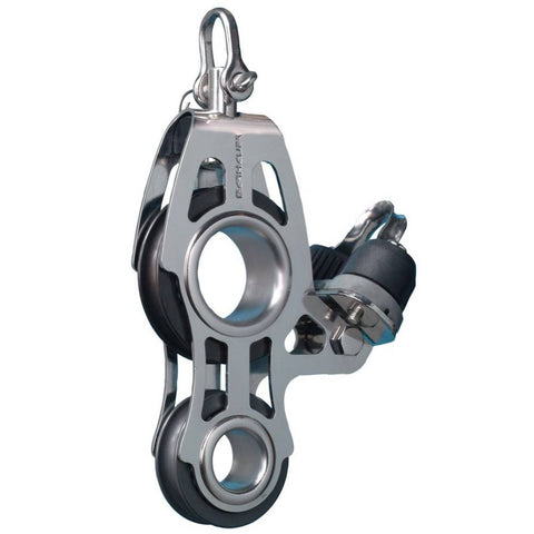 Garhauer 30-05 US Marine Sailboat Stainless Steel 2-1/2" Fiddle Block with Cam Cleat and Shackle 30-05-US 30-05US