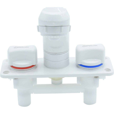 Whale RT2210 Elegance Marine Grade 35 psi 1/2" Thread Hot and Cold Mixer Faucet Tap