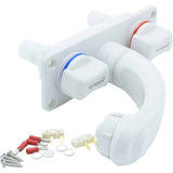 Whale RT2210 Elegance Marine Grade 35 psi 1/2" Thread Hot and Cold Mixer Faucet Tap
