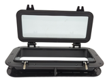 SeaFlo SFPP2-04 Boat Marine 7-3/4" X 15-3/4" Black Rectangular Opening Portlight
