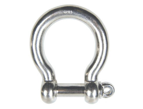 QMH 370S-16 Boat Marine 316 Stainless Steel 5/8" (16mm) Screw Pin Bow Shackle