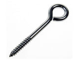 QMH 3193S-1075 Boat Marine Stainless Steel 3/8" X 3" Lag Screw Eye Bolt