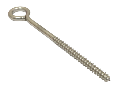 QMH 3193S-08125 Boat Marine Stainless Steel 5/16” X 5” Lag Screw Eye Bolt