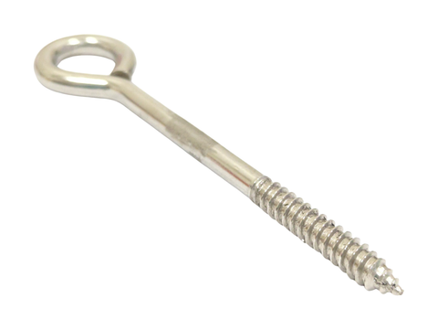 QMH 3193S-08150 Boat Marine Stainless Steel 5/16” X 6" Lag Screw Eye Bolt