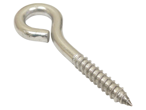 QMH 3193S-1075 Boat Marine Stainless Steel 3/8" X 3" Lag Screw Eye Bolt