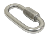QMH 7350S-100 T316 Marine Grade 316 Stainless Steel 3/8" (10mm) Quick Link Carabiner