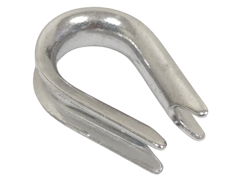 QMH 234S-02-16 Boat Marine Grade 316 Stainless Steel 1/16" Wire Rope Thimble 234S-02