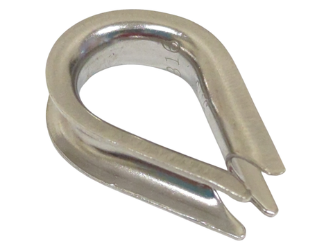 QMH 234S-05 Boat Marine Grade 316 Stainless Steel 3/16" Wire Rope Thimble