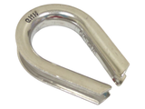 QMH 414S-08 Boat Marine Heavy Duty 316 Stainless Steel 5/16" Wire Rope Thimble