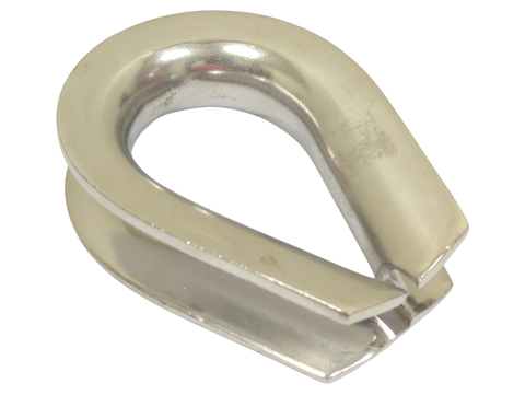 QMH 414S-20 Boat Marine Heavy Duty 316 Stainless Steel 3/4" Wire Rope Thimble