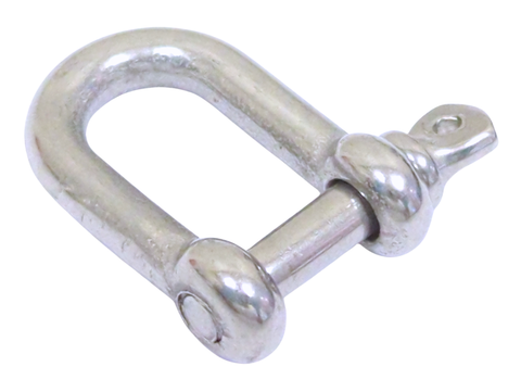 QMH 360S-04 Boat Marine 316 Stainless Steel 5/32” Screw Pin D Shackle