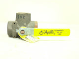 Apollo Conbraco 70-605-01 Marine Grade Bronze 70-600 Series 1" NPT 3-Way Ball Valve