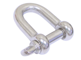 QMH 360S-13 Boat Marine 316 Stainless Steel 1/2” Screw Pin D Shackle - Second Wind Sales