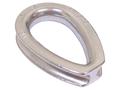 QMH 2344S-13 Boat Marine Polished Stainless Steel 1/2" Extra Heavy Duty Thimble