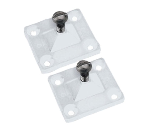 Whitecap 3427BP Bimini Top Nylon 4-Hole Side Mount Deck Hinge 2-Pack Diversified Products 480-427W
