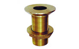 Groco FTH-500-W TH Series Bronze 1/2” NPS NPT Flush Thru-Hull Fitting with Nut