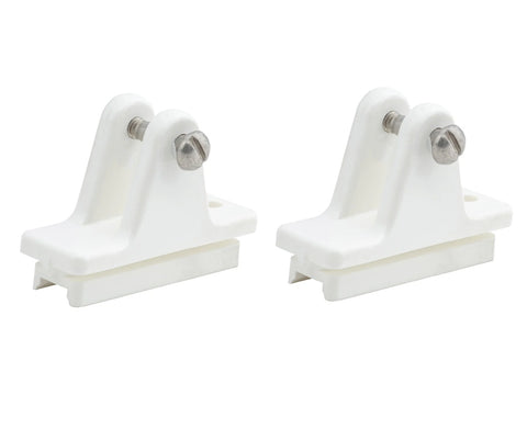 Whitecap 3431WP Bimini Top Nylon Side Mount / Sliding Deck Hinge 2-Pack Diversified Products 480-431W