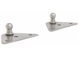 Taylor Made 1858 Stainless Steel 2-1/4" Gas Shock Flat Mounting Bracket Pair