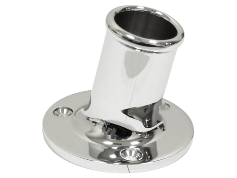 Taylor Made 959 Chromed Bronze 1” Angled Top Mount Flag Pole Socket