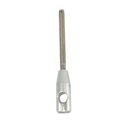 C Sherman Johnson 20-61 Stainless Steel 1/4”-28 X 2-1/2” LH Splice Eye Life Line Stud
