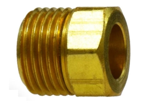 Midland Metal 12-021 12021 Brass 3/4" NPT Male Inverted Flare Nut