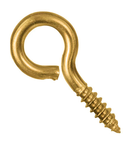 Fasco 2814 Boat Marine Grade Solid Brass 3/16” X 1-7/8" Screw Eye