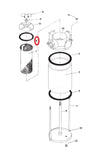 Groco S-64-A SA and ASA Series SA-500 SA-750 Sea / Raw Water Strainer Cap Gasket