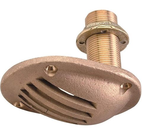 Groco STH-1500-W Boat Marine Bronze 1-1/2" NPT Thru-Hull Intake Scoop Strainer
