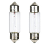 Marine Grade T3.5 12V 6W 1.46" Double Ended Cap Festoon Light Bulb 2-Pack Ancor 529095