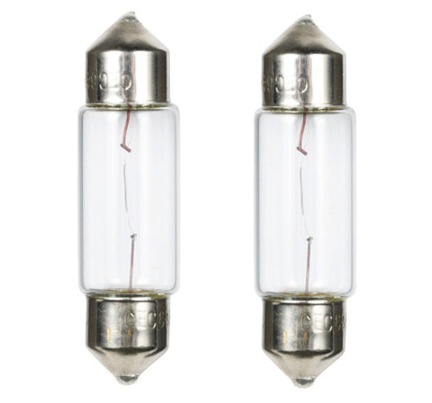 Marine Grade T3.5 12V 6W 1.46" Double Ended Cap Festoon Light Bulb 2-Pack Ancor 529095