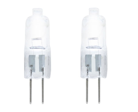 Marine Grade G4 12V 5W 2-Pin Bi-Pin Base Miniature Halogen Light Bulb 2-Pack Ancor 529361