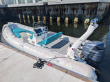 2003 Zodiac Medline II 21’ Rigid Inflatable Boat RIB with Yamaha 150HP HPDI Outboard