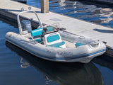 2003 Zodiac Medline II 21’ Rigid Inflatable Boat RIB with Yamaha 150HP HPDI Outboard