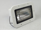 Jabsco 45960-0000 Boat Marine 12V Flush Mount Flood Light with Trapezoidal Beam Bulb