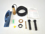 Lowrance B744V-BL 000-0136-05 Airmar 31-666 600W 50/200kHz Bronze Thru-Hull Transducer Triducer Depth Speed Temperature 7-Pin Blue Connector