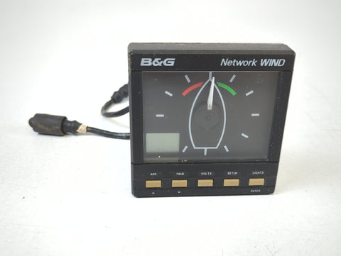 B&G Network WIND 611-00-007 Boat Sailboat 360° Wind Direction LCD Screen Display