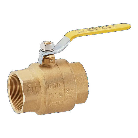 Matco Norca 759T04 Forged Brass 600 WOG 3/4" NPT Full Port Ball Valve