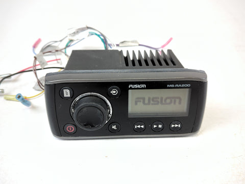 Fusion MS-RA200 Boat Marine 2-Zone SiriusXM AM/FM Ipod Stereo Radio