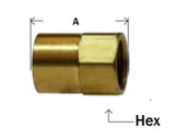 Midland Metal 12-033 12033 Brass 1/4" Inverted Flare X 1/8" NPT Female Adapter Fitting - Second Wind Sales