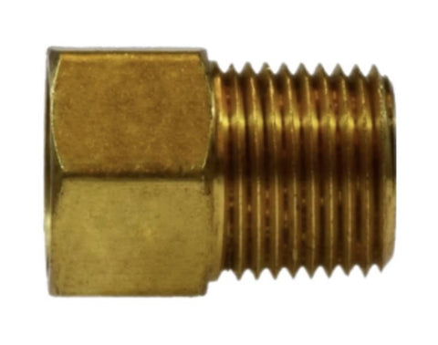 Midland Metal 12-042 12042 Brass 3/16" Inverted Flare X 1/8" NPT Male Adapter Fitting