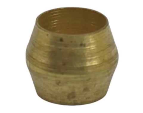 Midland Metal 18-002 18002 Brass 3/16” Compression Sleeve Ferrule Fitting