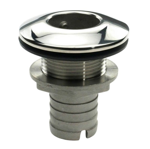 SeaFit 14858898 Boat Marine Grade Polished Stainless Steel 5/8" Hose Thru-Hull