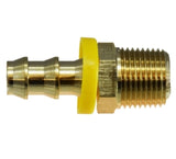 Midland Metal 30-217 30217 Brass 1/2" Hose Barb X 3/4" NPT Male Straight Adapter Fitting