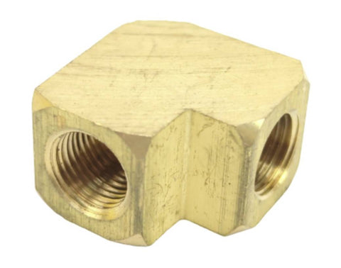 Midland Metal 28-001 28001 1/8” X 1/8” FIP 90° Brass Female Elbow Pipe Fitting