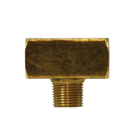 Midland Metal 28-282 28282 Brass 1/4” X 1/4” X 1/4” NPT 3-Way Male Branch Tee Pipe Fitting