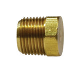 Midland Metal 28-203 28203 Brass 3/8” NPT Cored Hex Head Plug Pipe Fitting