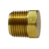 Midland Metal 28-205 28205 Brass 3/4” NPT Cored Hex Head Plug Pipe Fitting